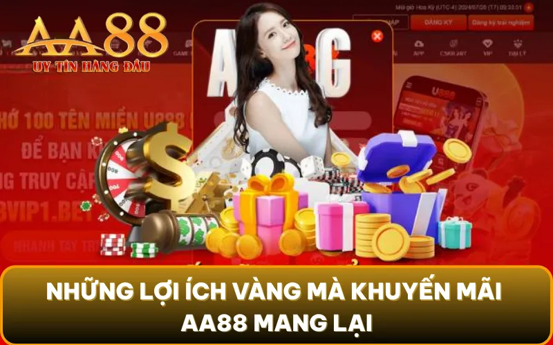 Những lợi ích vàng mà khuyến mãi AA88 mang lại